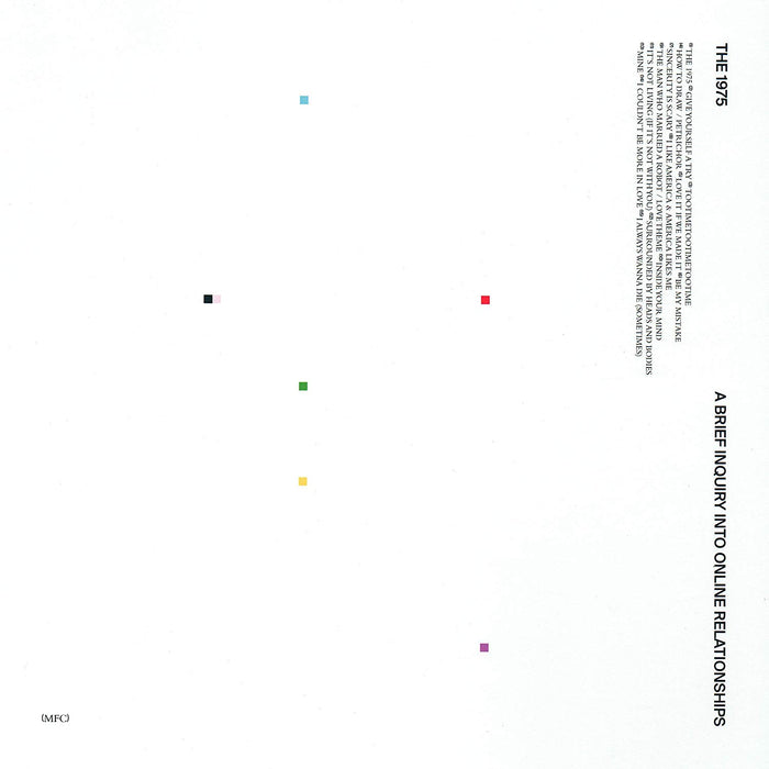 The 1975 A Brief Inquiry into Online Relationships Limited White Vinyl LP New 2018 Mercury Prize 2019