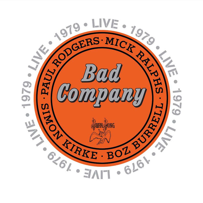 Bad Company Live 1979 Vinyl LP Orange Colour RSD 2022