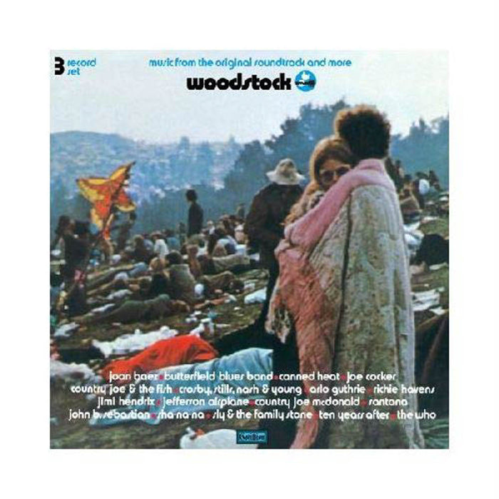 Woodstock Music Soundtrack Blue/Pink Vinyl LP New 2019
