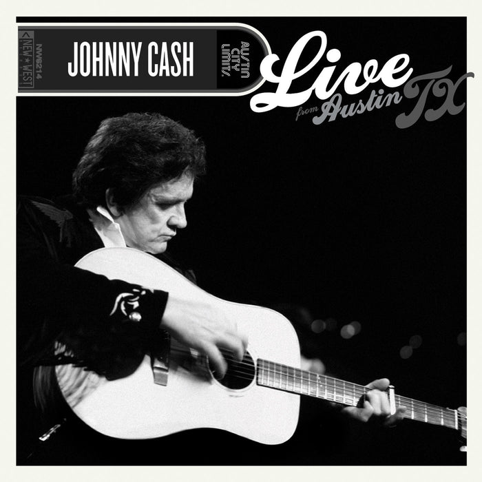 JOHNNY CASH LIVE FROM AUSTIN TX LP VINYL 33RPM NEW