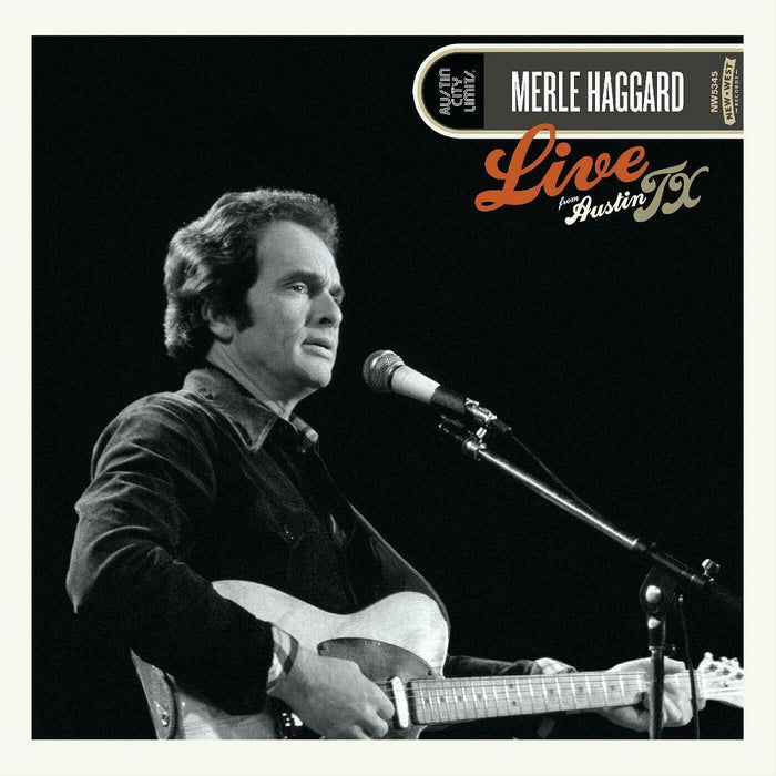 Merle Haggard Live In Austin Vinyl LP Red Splatter Colour 2019