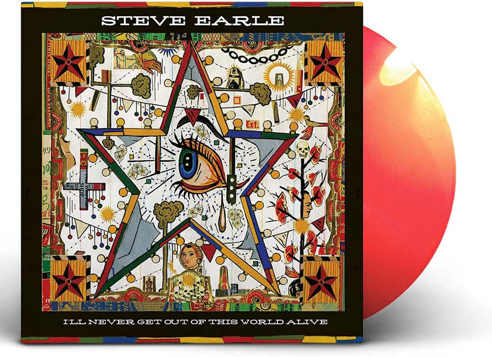 Steve Earle I'll Never Get Out Of This World Alive Vinyl LP Orange Colour 2021