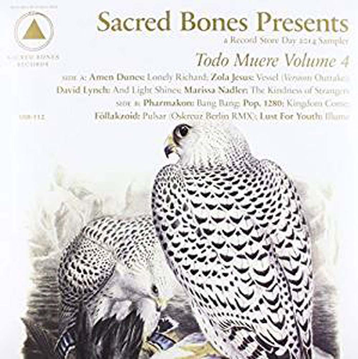 SACRED BONES PRESENTS Todo Muere Vol 4 LP Vinyl NEW