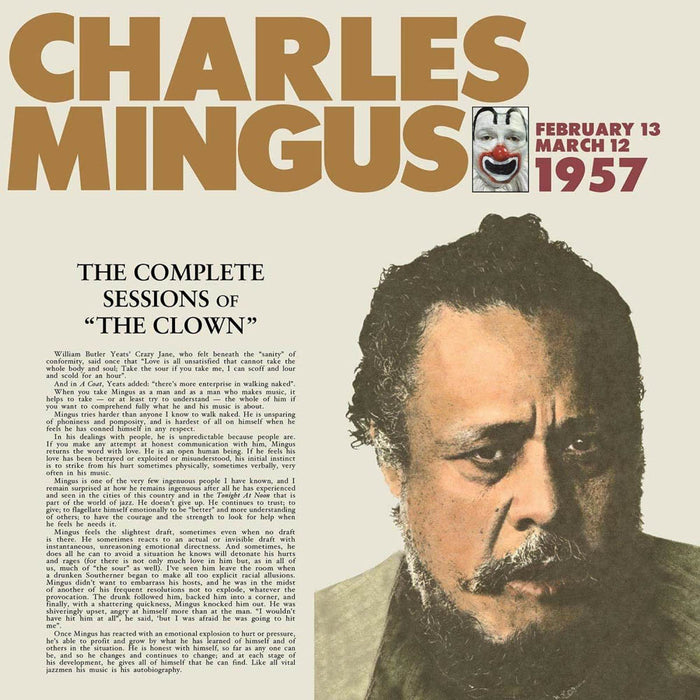 Charles Mingus Complete Sessions of the Clown Vinyl LP New 2018