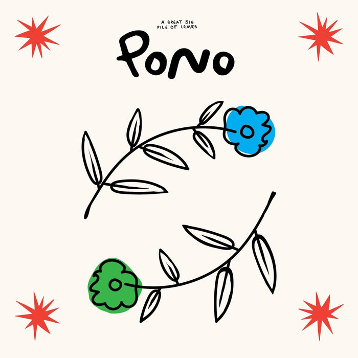 A Great Big Pile Of Leaves Pono Vinyl LP White, Green & Blue Marbled Colour 2022