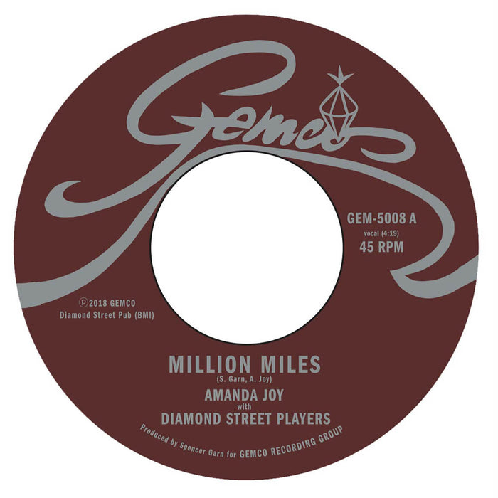 Diamond Street Players Million Miles 7" Vinyl Single New 2019