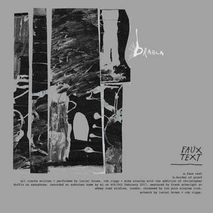 DRAHLA Faux Text 7" Single Vinyl NEW 2017