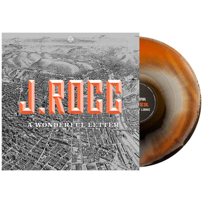 J Rocc A Wonderful Letter Vinyl LP Indies Smoke & Orange Colour 2022