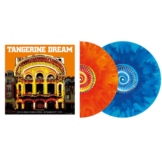 Tangerine Dream Live At Reims Cinema Opera September 23rd, 1975 Vinyl LP Cloudy Effect Colour RSD June 2022
