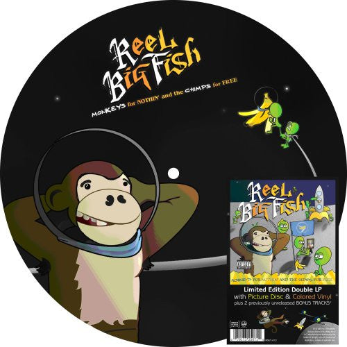 REEL BIG FISH MONKEYS FOR NOTHING DOUBLE LP VINYL  NEW LTD ED PIC DISC
