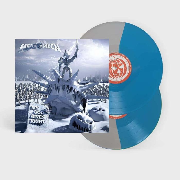 Helloween My God-Given Right Vinyl LP Blue/Grey Bi-Colour 2022