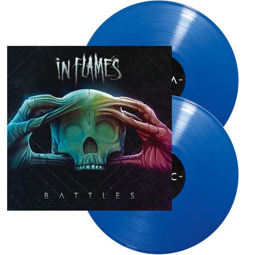 In Flames Battles 2LP Vinyl BLUE New INDIES ONLY