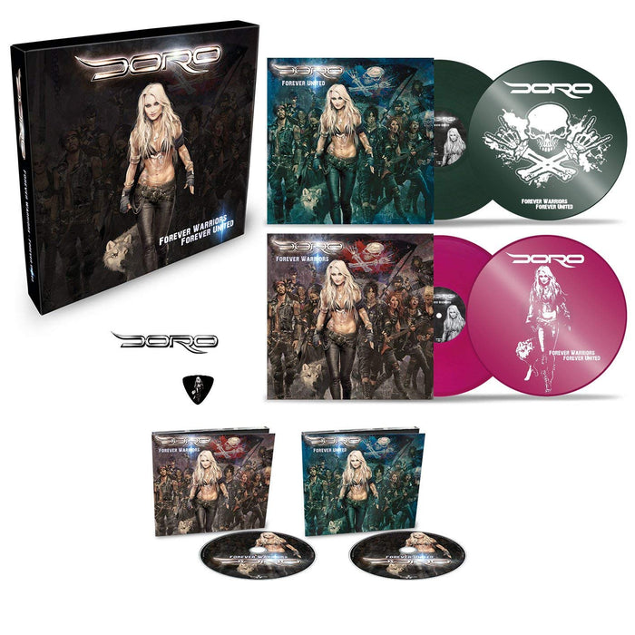 Doro Forever Warriors // Forever United Ltd. Box CD + Vinyl LP NEW 2018