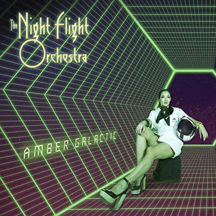 NIGHT FLIGHT ORCHESTRA Amber Galactic Vinyl LP 2017