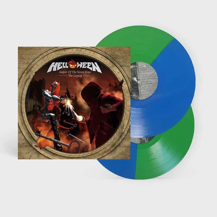 Helloween Keeper Of The Seven Keys: The Legacy Vinyl LP Ocean Blue/Light Green Bi-Colour 2022