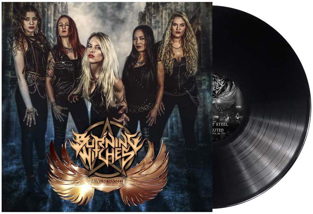 Burning Witches Wings Of Steel Vinyl LP Ltd Mini 2019