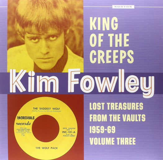 KIM FOWLEY KING OF CREEPS LOST TREASURES FROM VAULTS LP VINYL NEW (US)