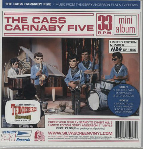 GERRY ANDERSON THE CASS CARNABY FIVE LP VINYL NEW 2014 33RPM