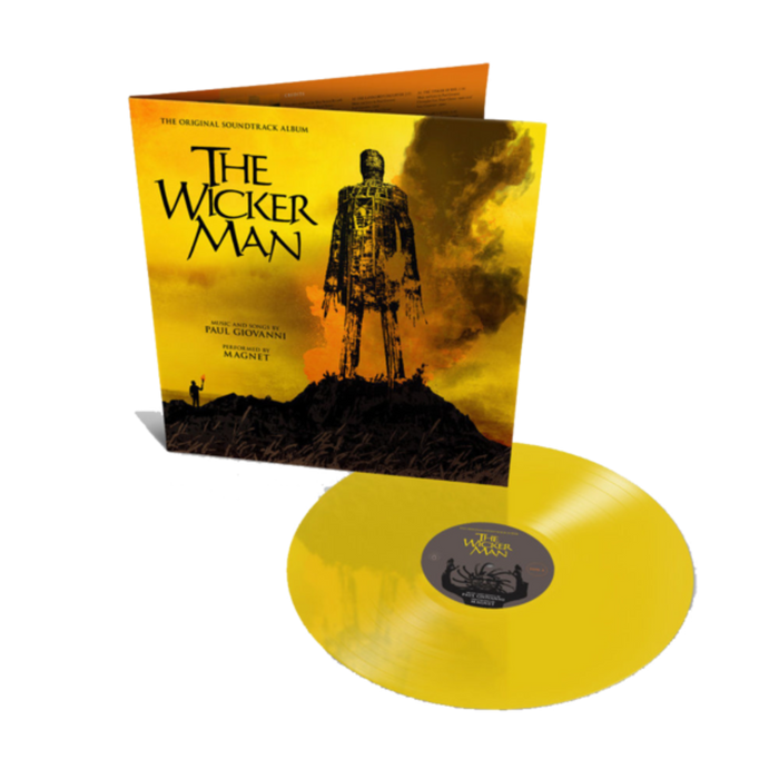 Paul Giovanni & Gary Carpenter The Wicker Man Soundtrack Vinyl LP Yellow Colour 2021