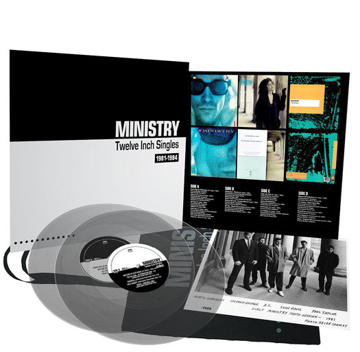 MINISTRY TWELVE INCH SINGLES DOUBLE VINYL NEW 33RPM EXPANDED EDITION