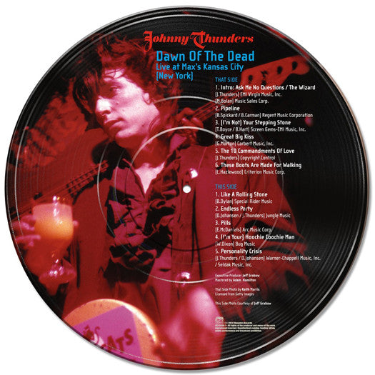 JOHNNY THUNDERS DAWN OF THE DEAD LIVE AT MAXS LP VINYL NEW 33RPM