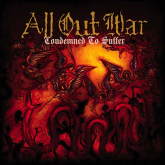 ALL OUT WAR CONDEMNED TO SUFFER LP VINYL NEW
