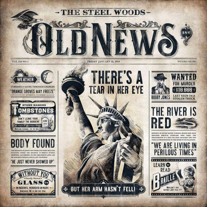 The Steel Woods Old News Vinyl LP New 2019