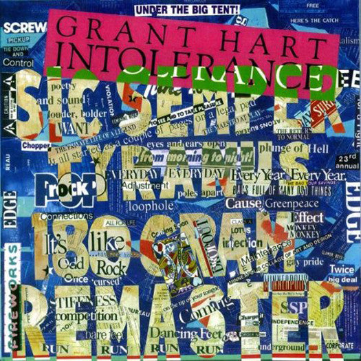 GRANT HART INTOLERANCE 180G LP VINYL LP VINYL NEW 33RPM