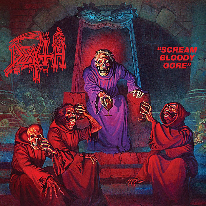 Death - Scream Bloody Gore Vinyl LP Blood Red Pinwheels 2020