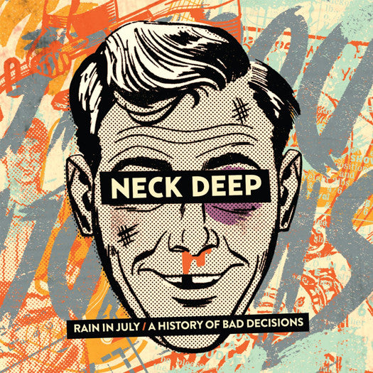 NECK DEEP RAIN IN JULY HISTORY OF BAD DECISIONS LP VINYL NEW 33RPM 2015