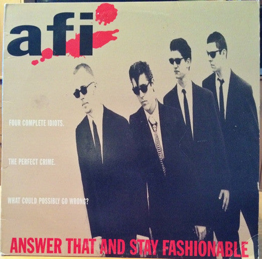 AFI ANSWER THAT & STAY FASHIONABLE LP VINYL NEW (US) 33RPM