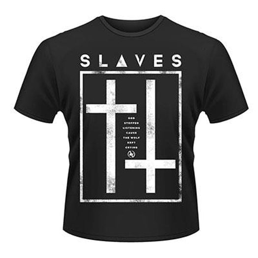 SLAVES GOD STOPPED LISTENING MENS MEDIUM T SHIRT NEW OFFICIAL