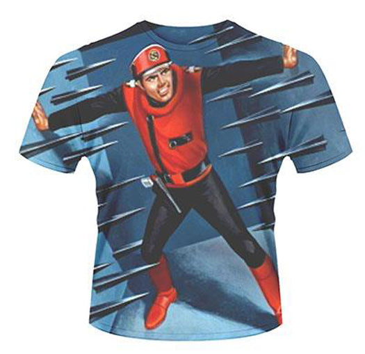 GERRY ANDERSON CAPTAIN SCARLET SPIKES MEDIUM MENS T-SHIRT NEW OFFICAL