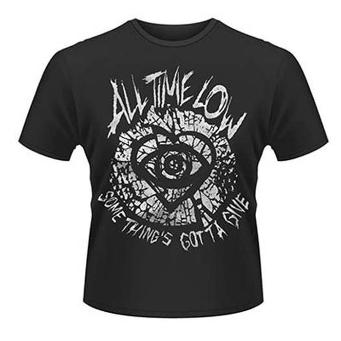 ALL TIME LOW SHATTER MENS MEDIUM T SHIRT NEW OFFICIAL BLACK