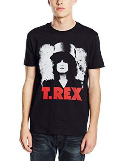 T-REX BOLAN SLIDER MENS LARGE T SHIRT NEW OFFICIAL BLACK