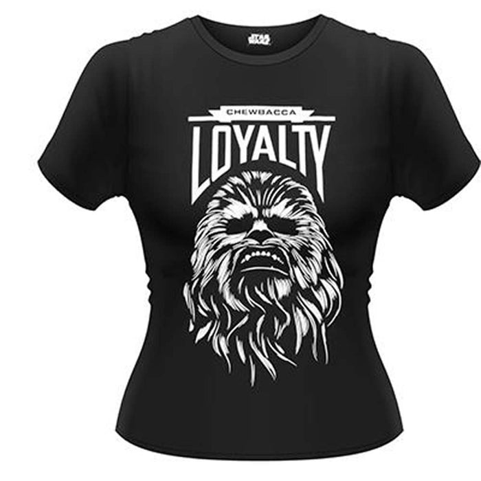 STAR WARS THE FORCE AWAKENS CHEWBACCA LOYALTY LADIES MEDIUM T-SHIRT NEW