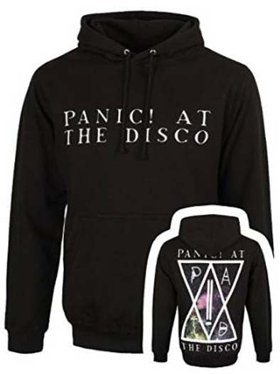 PANIC! AT THE DISCO PATD LARGE HOODED SWEAT SHIRT NEW OFFICIAL BLACK