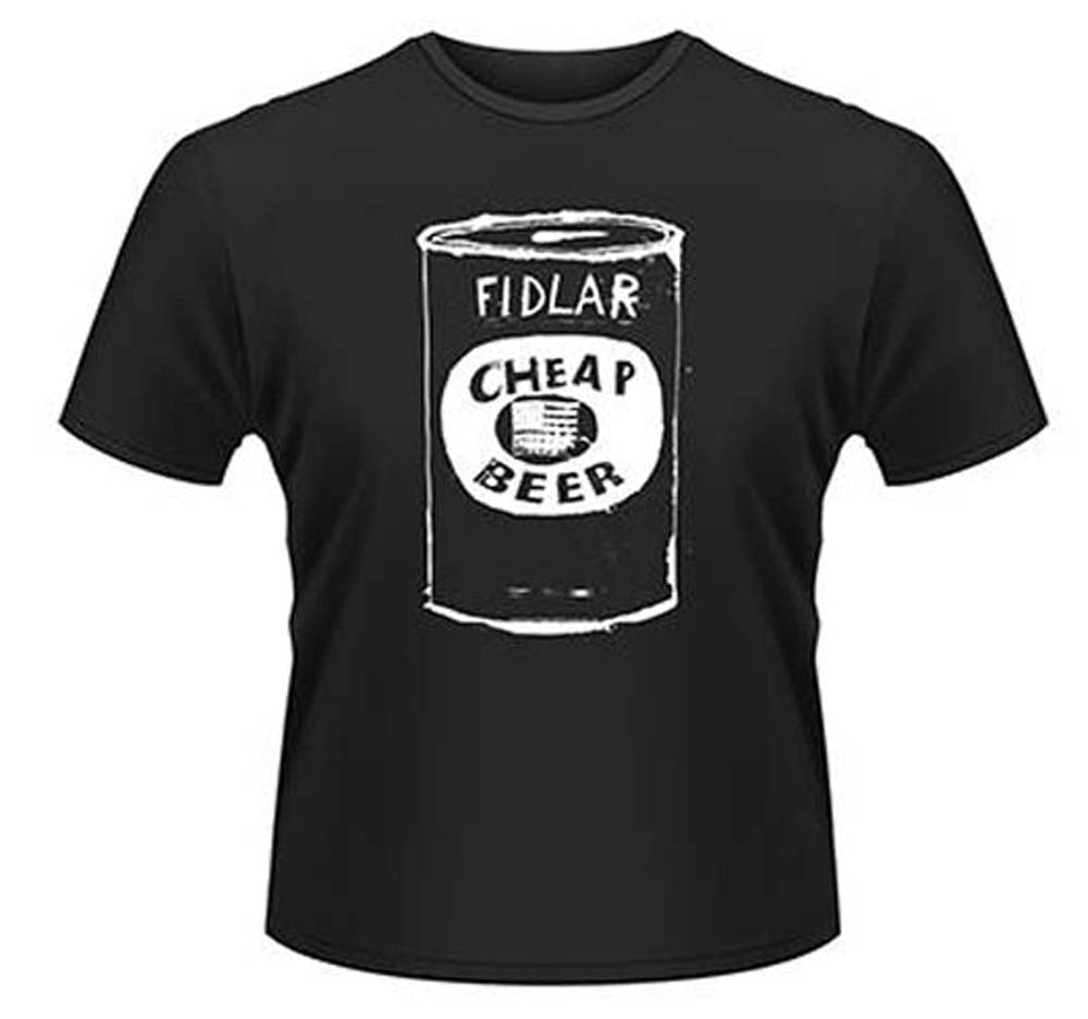 FIDLAR CHEAP BEER MENS SMALL T SHIRT NEW OFFICIAL BLACK — Assai Records