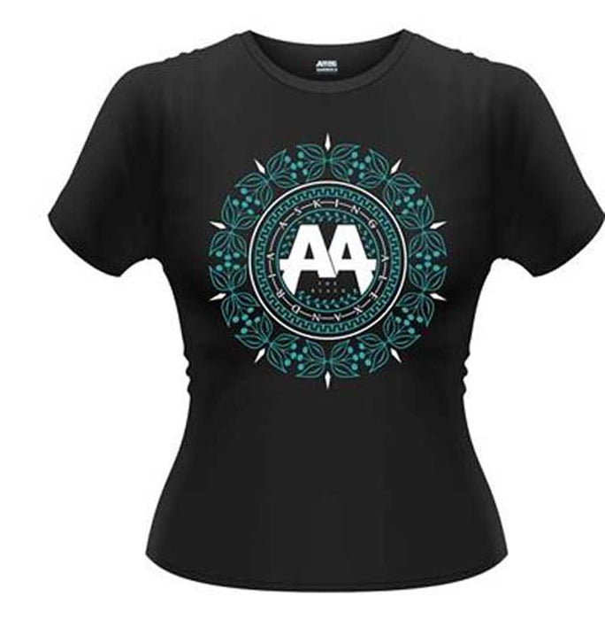 ASKING ALEXANDRIA Glitz LADIES Black Fitted Size S T SHIRT NEW OFFICIAL