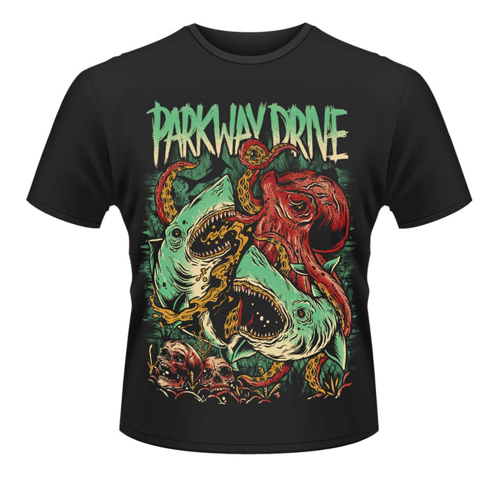 PARKWAY DRIVE Sharktapuss MENS Black XXL T-Shirt NEU