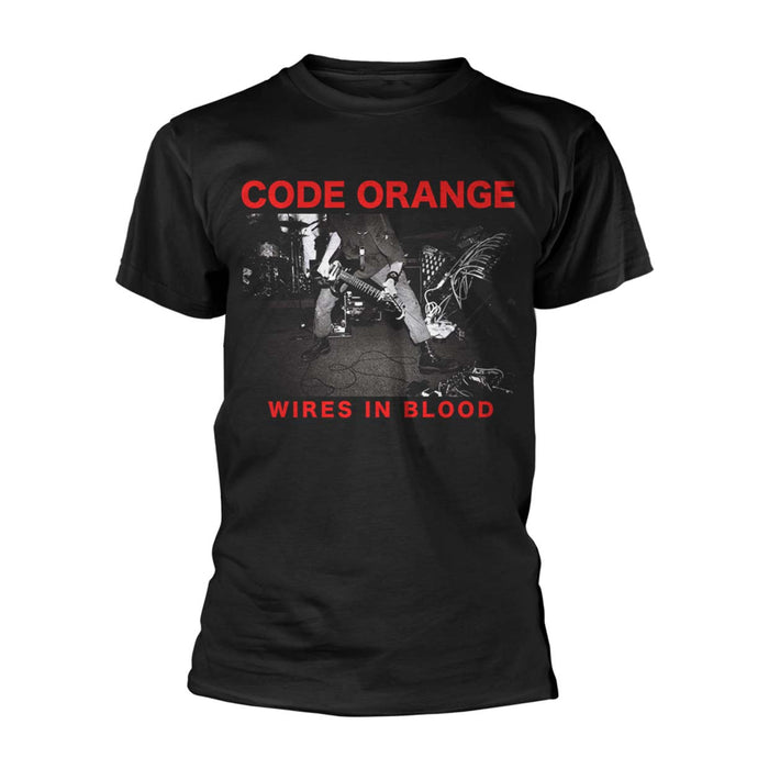 CODE ORANGE Wires In Blood MENS Black SMALL T-Shirt NEW