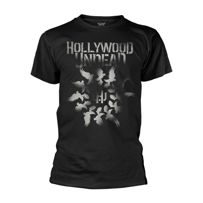 HOLLYWOOD UNDEAD Dove Grenade Spiral MENS Black LARGE T-Shirt NEW