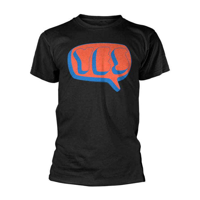 YES Speech Bubble Logo MENS Black LARGE T-Shirt NEW