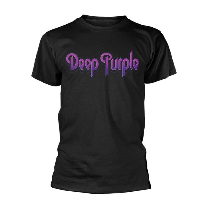 DEEP PURPLE Logo MENS Black SMALL T-Shirt NEW