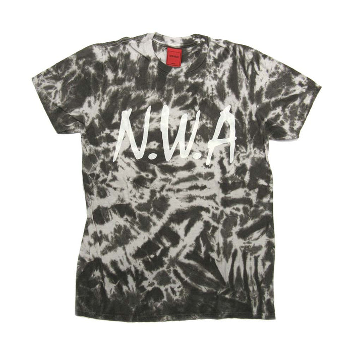 N.W.A. Tie Dye Logo MENS Black XXL T-Shirt NEW