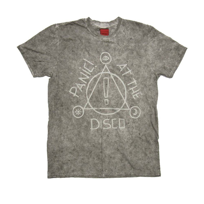 PANIC! AT THE DISCO Icons MENS Grey Speckle Wash XXL T-Shirt NEW