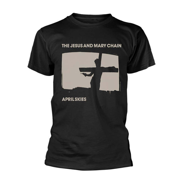 THE JESUS AND MARY CHAIN April Skies MENS Black LARGE T-Shirt NEW