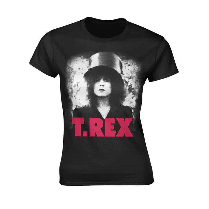 T. REX Bolan Slider WOMENS Black SMALL T-Shirt NEU