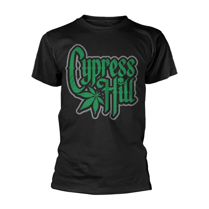 CYPRESS HILL Logo Leaf MENS Black LARGE T-Shirt NEW