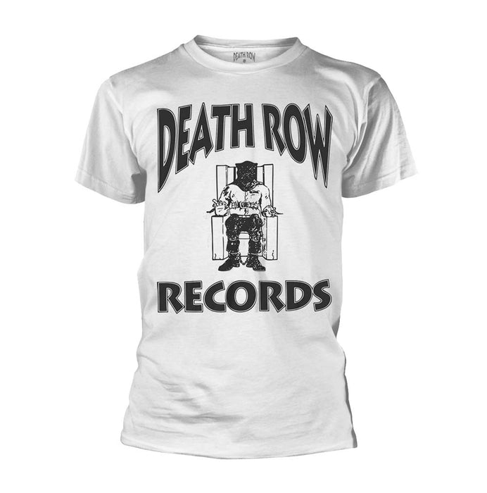 DEATH ROW RECORDS Logo MENS White LARGE T-Shirt NEW